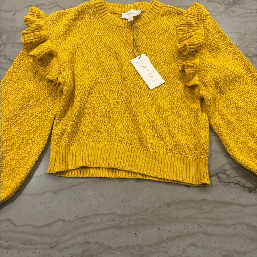Cleobella  Yara Mustard Knit Sweater